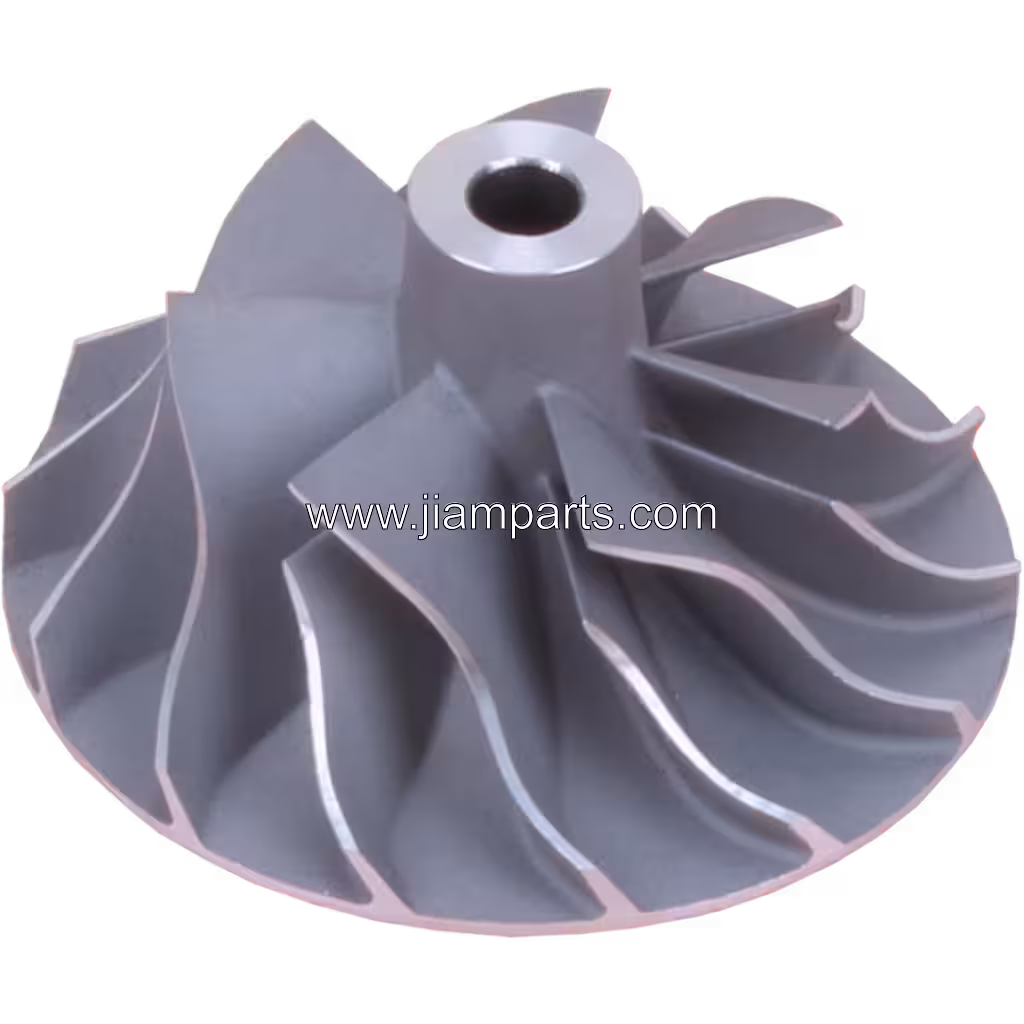 312258 CW aftermarket compressor wheel — top three-quarter view