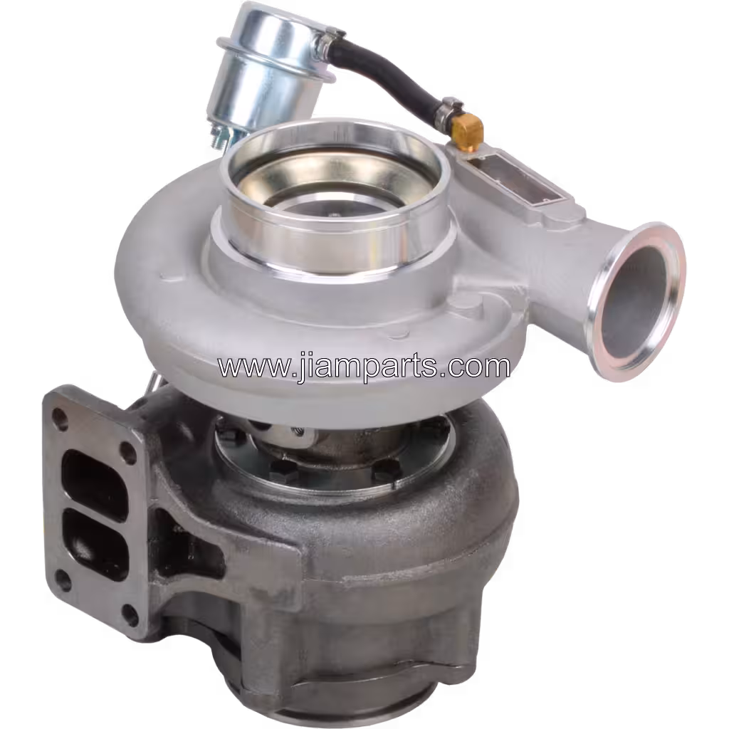 2881750 HX40W aftermarket turbocharger — top three-quarter view