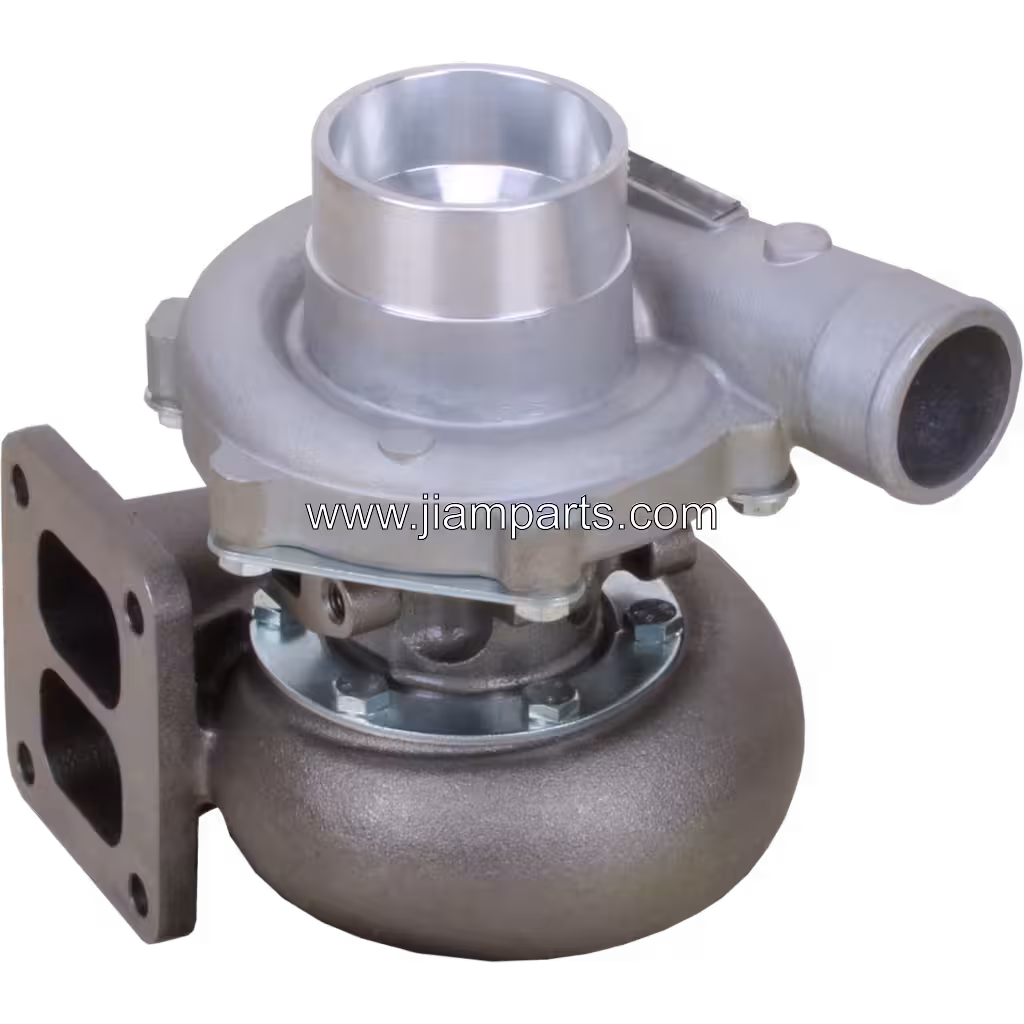 465044-0255 TO4B59 aftermarket turbocharger — top three-quarter view