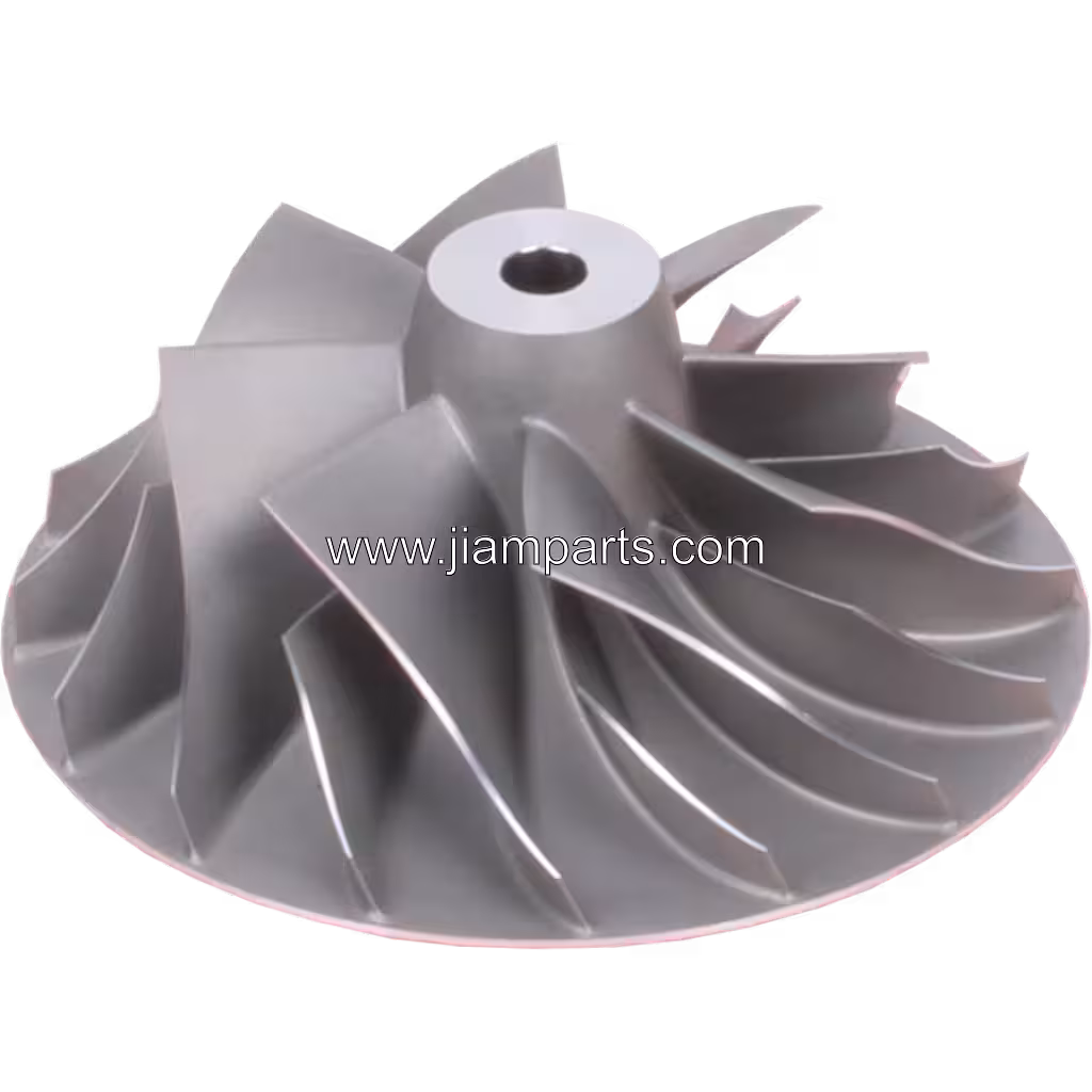 3527949 HX85 aftermarket compressor wheel — top three-quarter view