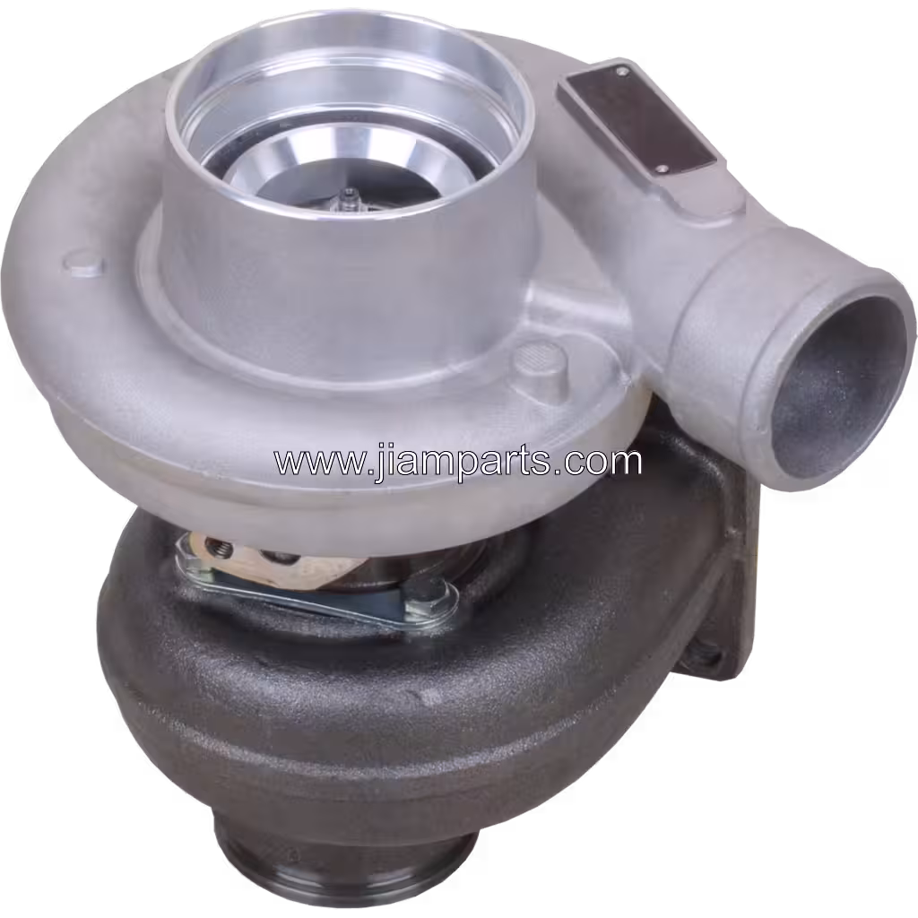 3539697 HX35 aftermarket turbocharger — top three-quarter view