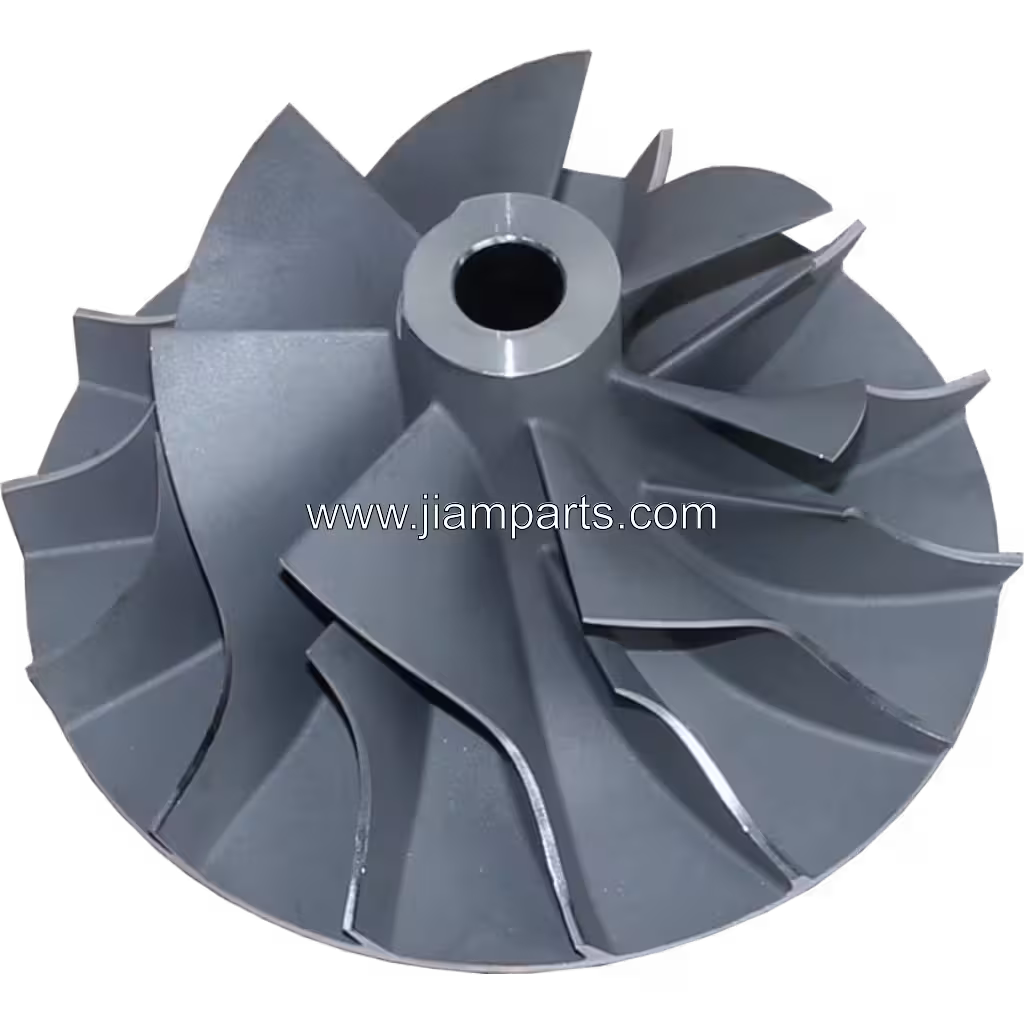 318677 S400 aftermarket compressor wheel — top three-quarter view
