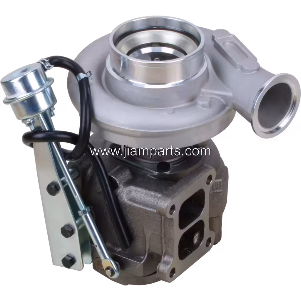 6743-81-8040 HX40W aftermarket turbocharger — top three-quarter view