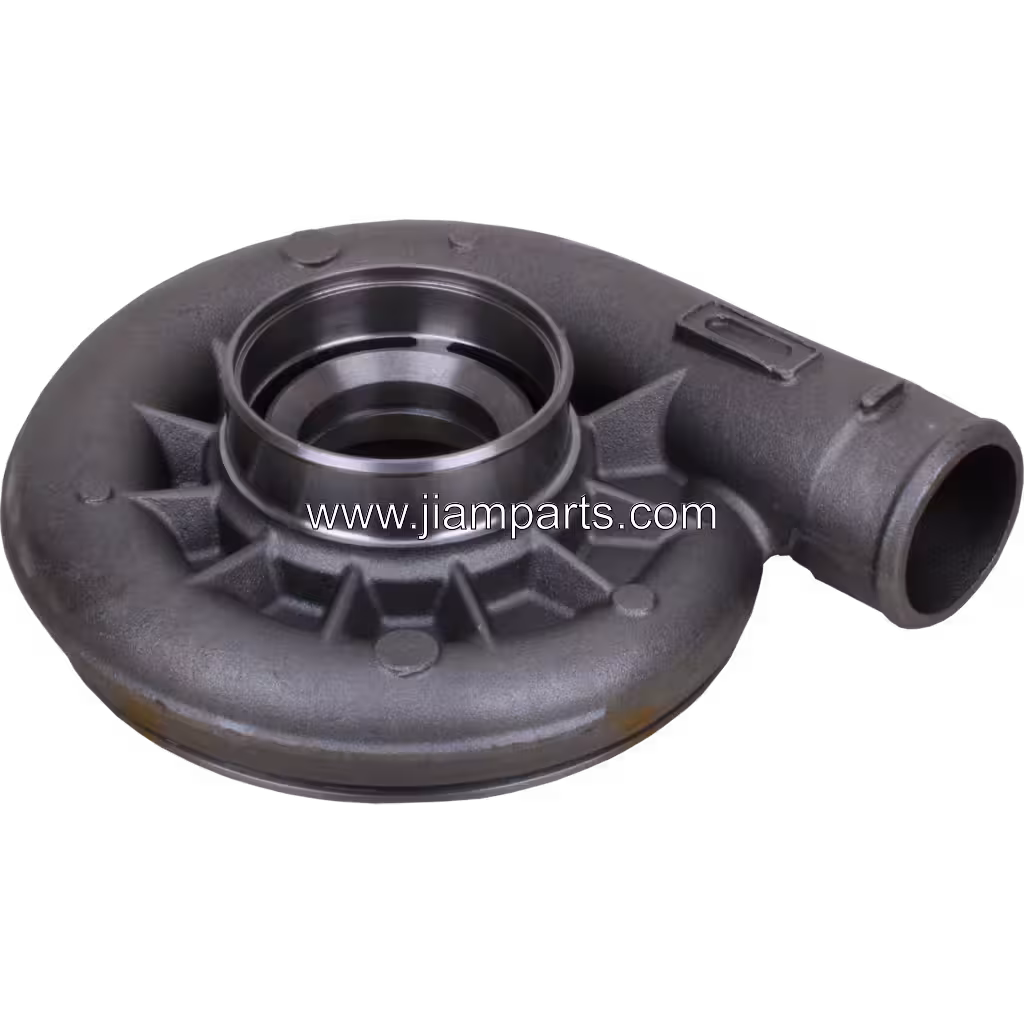 3590549 HX83 aftermarket compressor housing — top three-quarter view