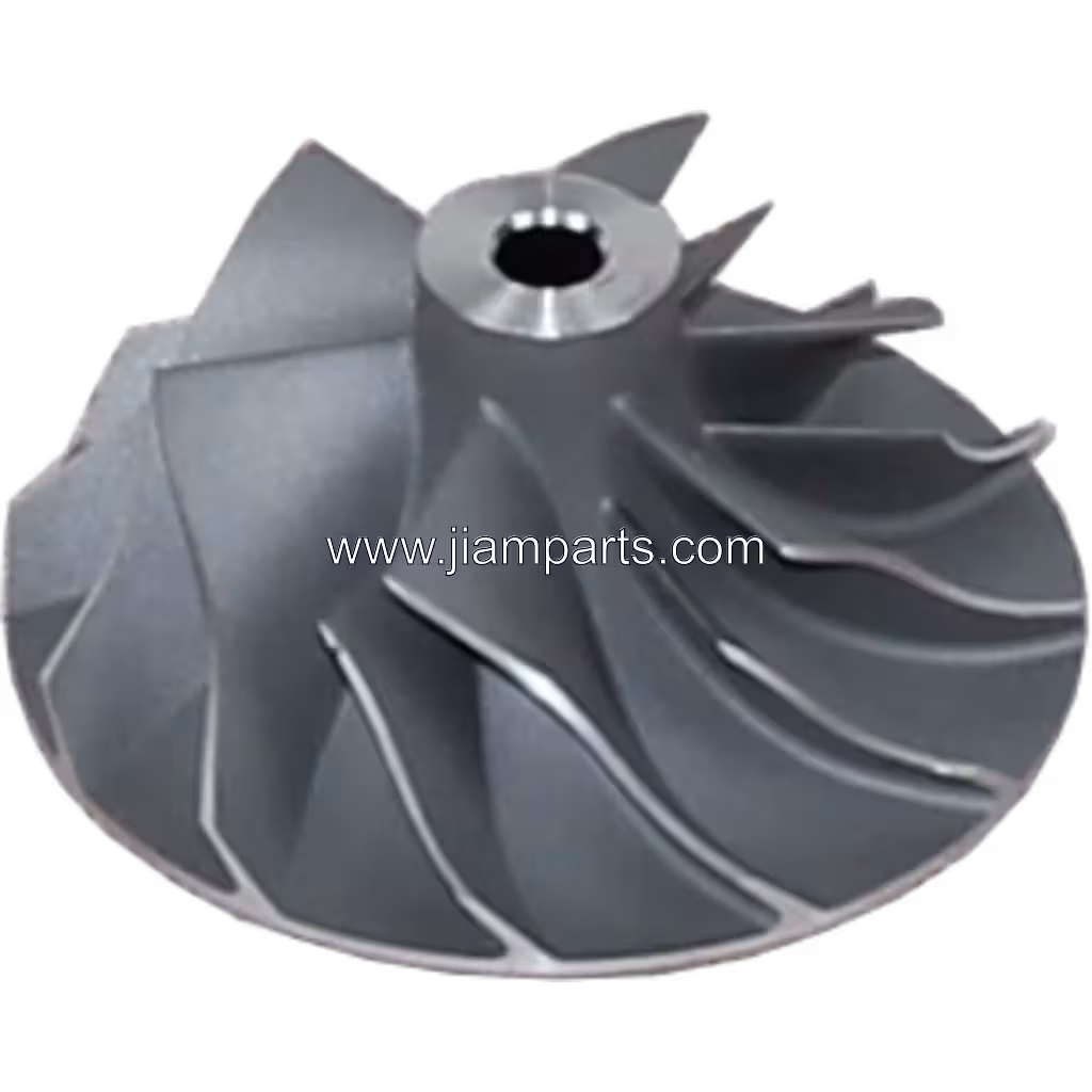 451584-0007 GT2052S aftermarket compressor wheel — top three-quarter view