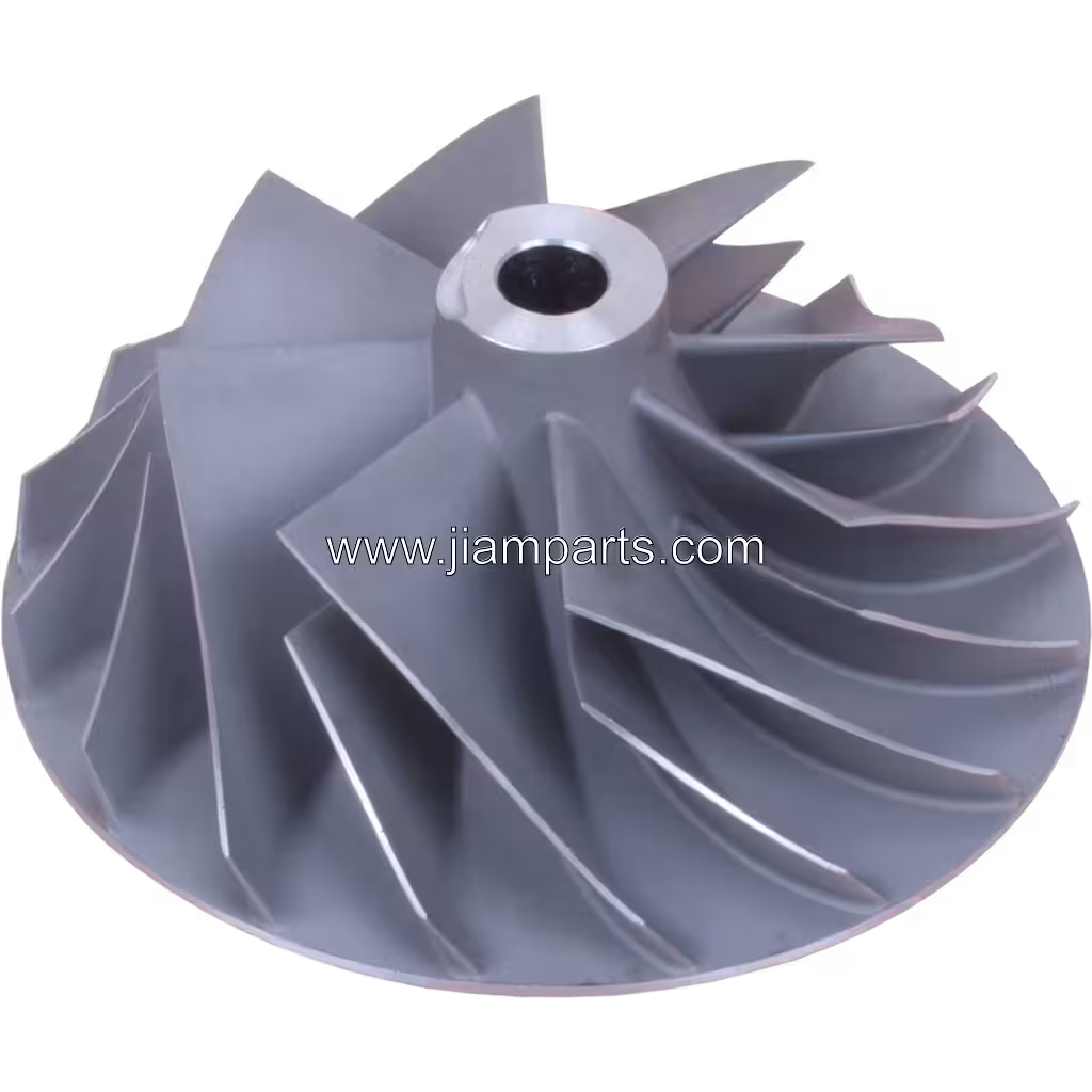 2836723 CW HX60 aftermarket compressor wheel — top three-quarter view