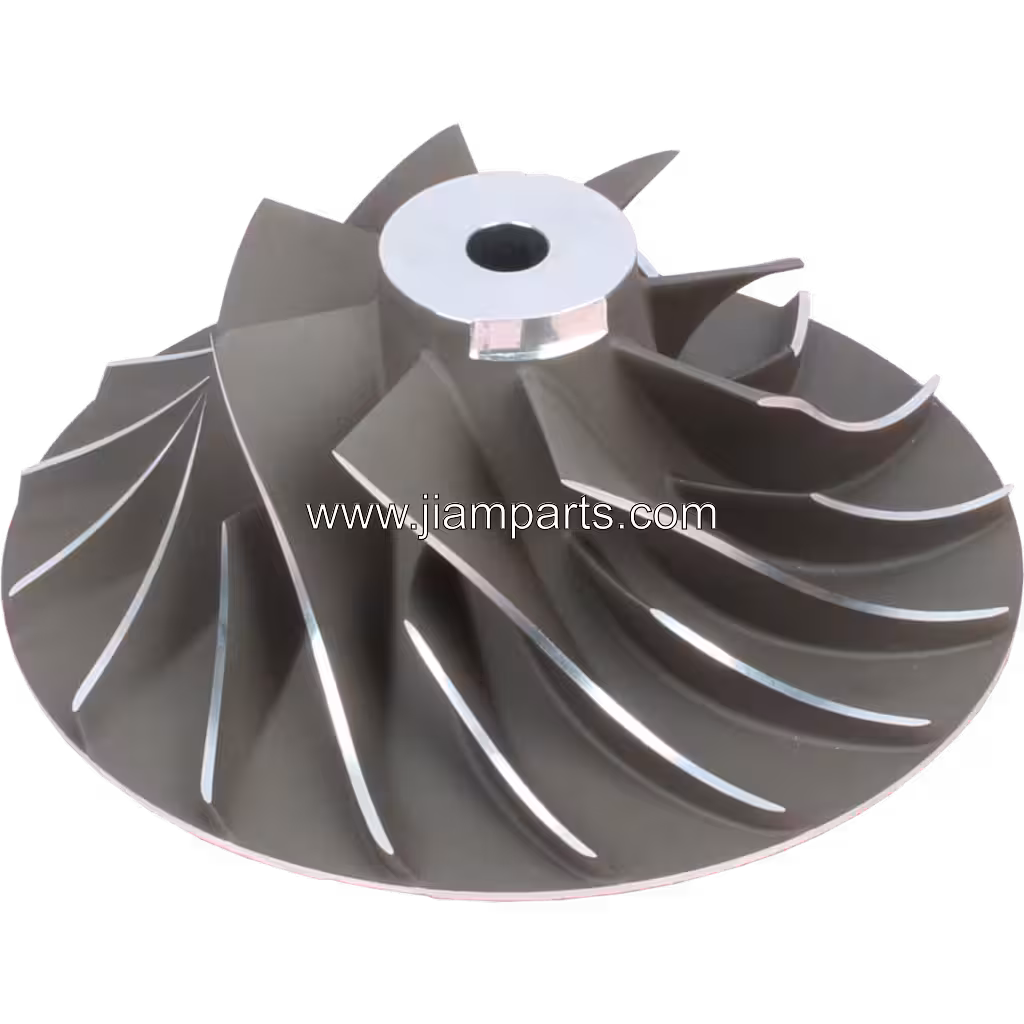3594196 CW HX82 aftermarket compressor wheel — top three-quarter view