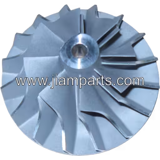 409179-0029 TO4B71 Turbocharger compressor wheel for Perkins applications Perkins T6 354 4