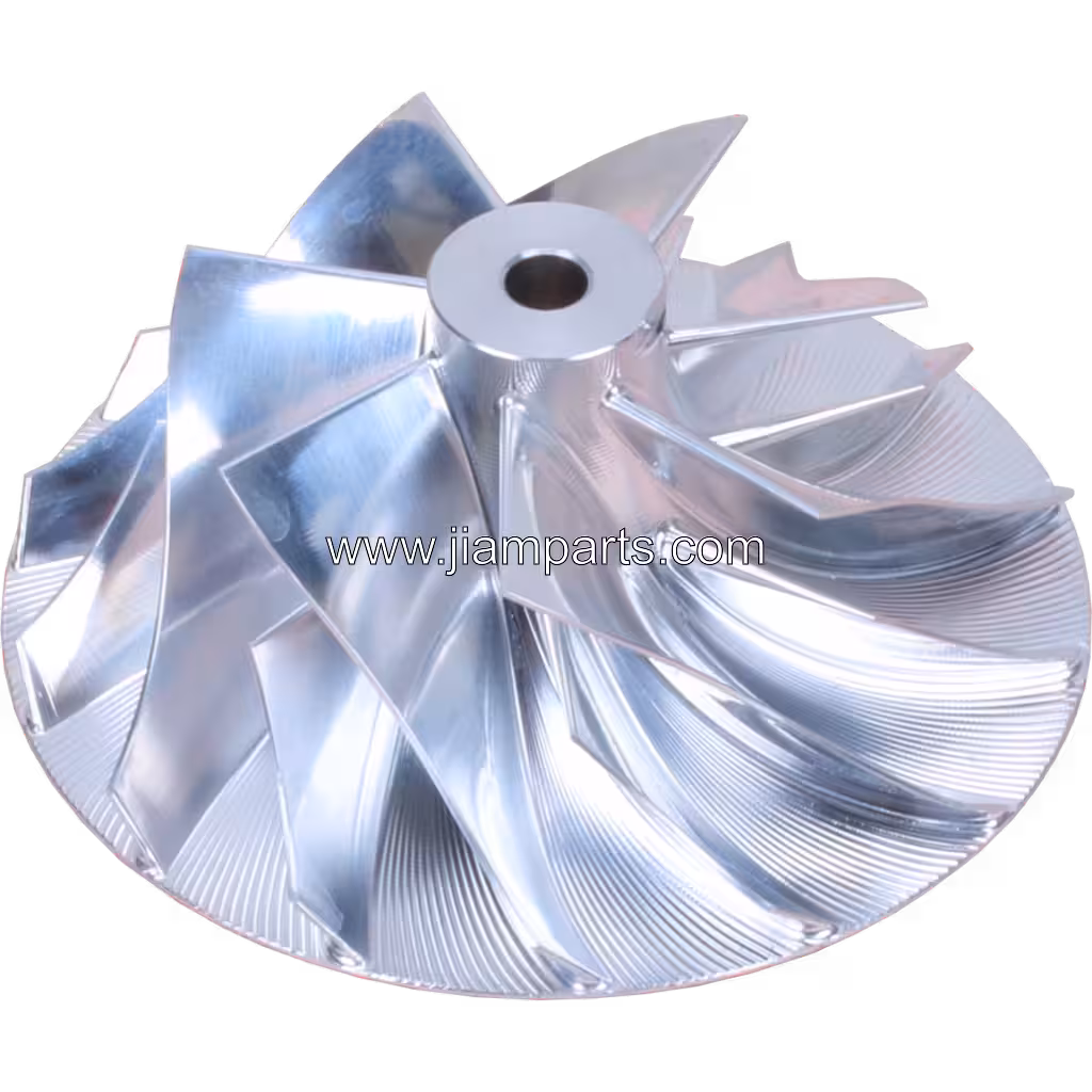 2882111 CW HE400WG aftermarket compressor wheel — top three-quarter view