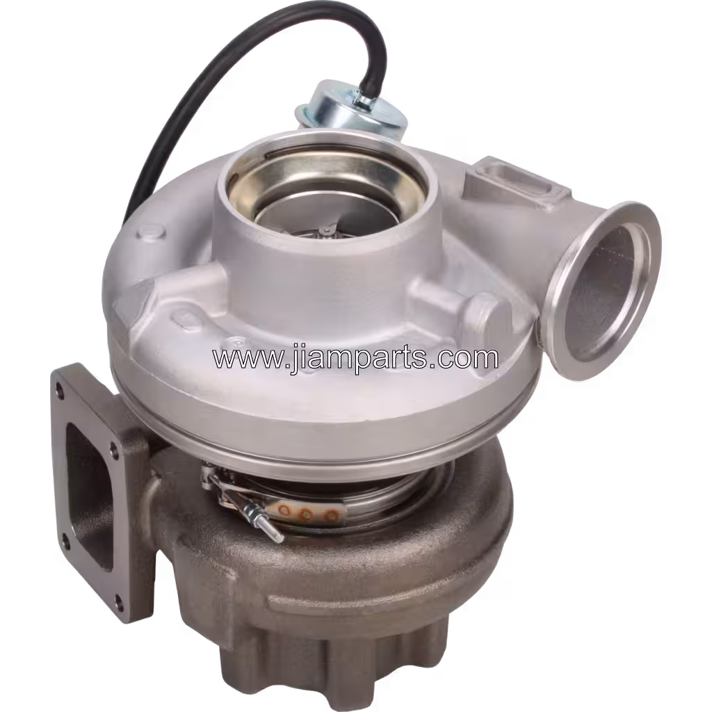 4955814 HX60W aftermarket turbocharger — top three-quarter view