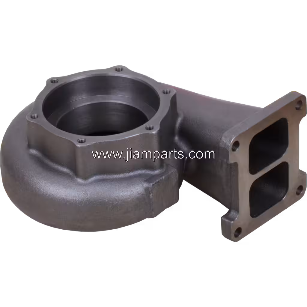 6502-52-4210 KTR130-33CAW aftermarket turbine housing — top three-quarter view