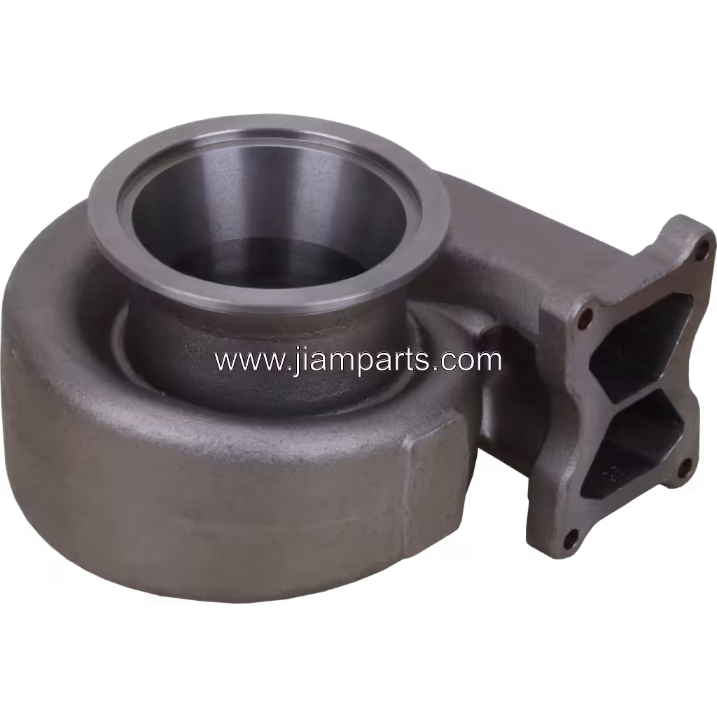 2838541 TH HX83 aftermarket turbine housing — top three-quarter view