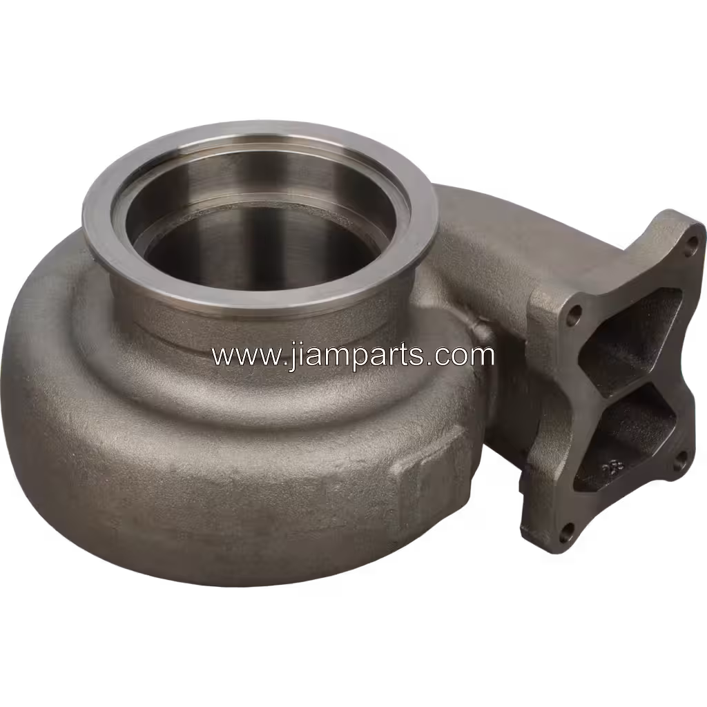 4042917 TH HX82 aftermarket turbine housing — top three-quarter view