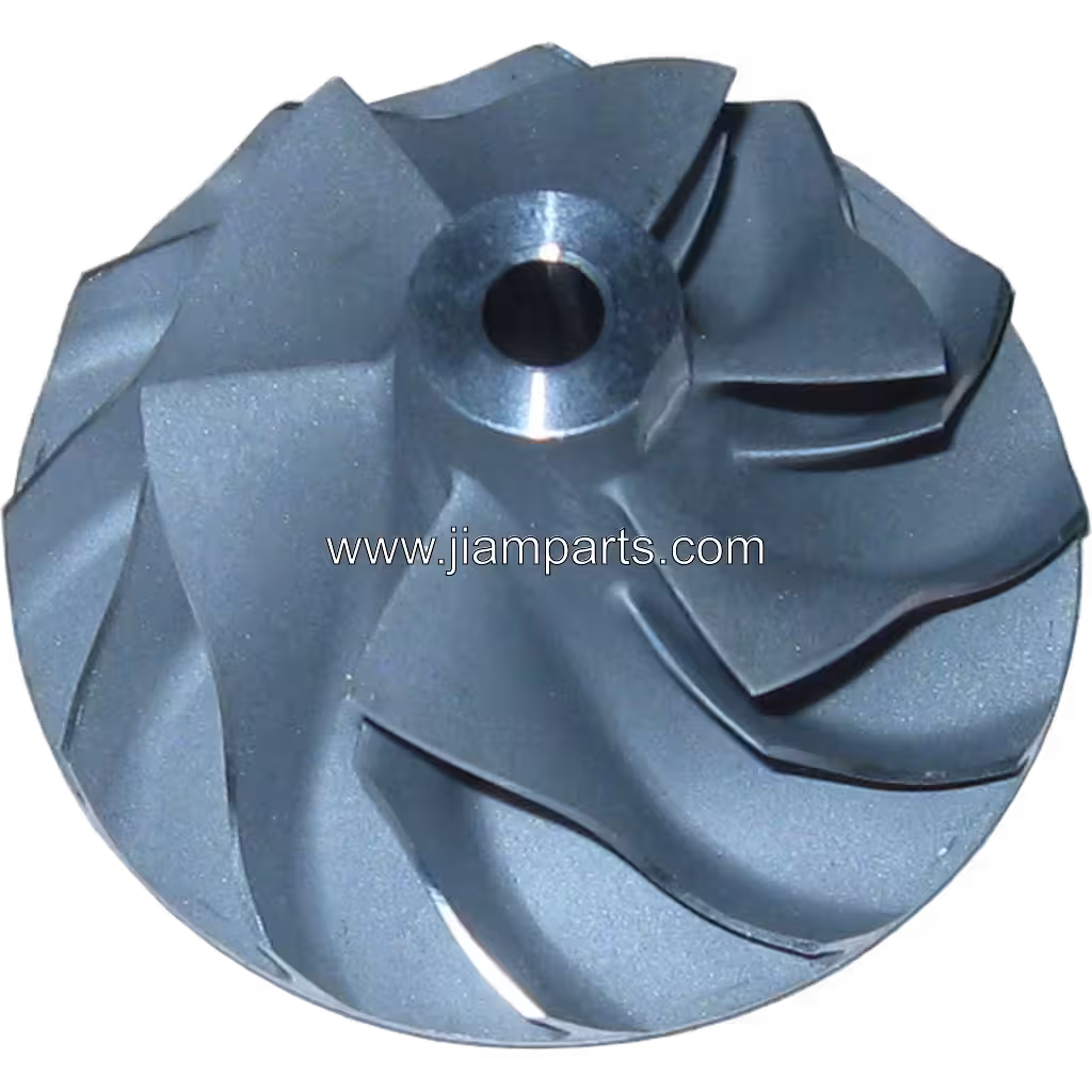 49187-00270 CW aftermarket compressor wheel — top three-quarter view